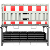 Storage and transport pallet | for 20 panel fences